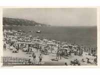 Καρτ ποστάλ - παραλία το καλοκαίρι θέρετρο της Βάρνας