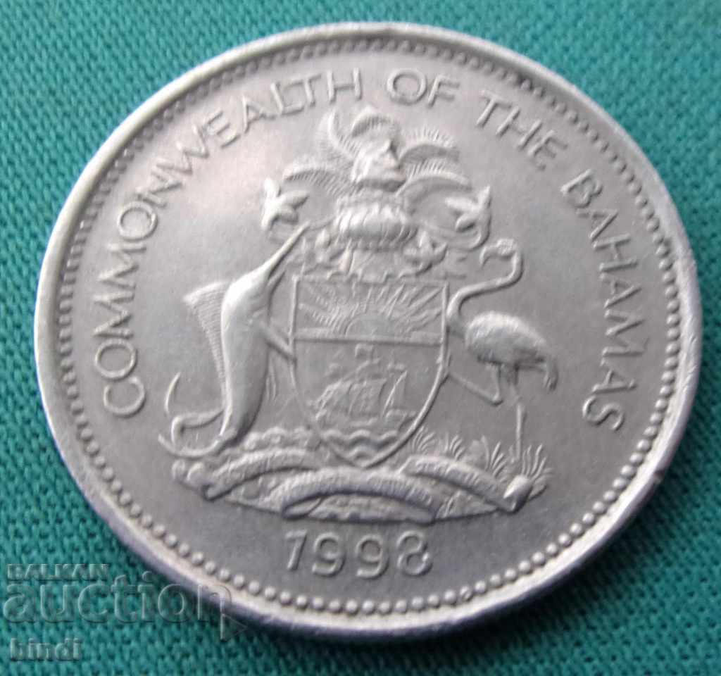 Μπαχάμες 25 Cents 1998 με τιμή € 2.12 | 4.15 BGN
