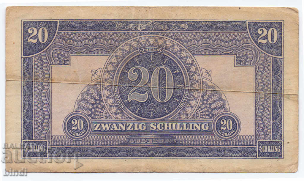 Austria 20 șiling 1944 rare cu preț € 10.23 | 20.01 BGN Austria 20 șiling 1944 rare cu preț € 10.23 | 20.01 BGN