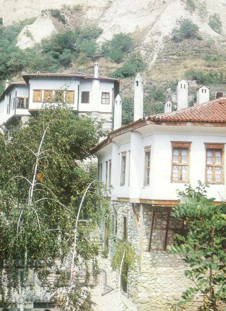 Postcard - Melnik, Old houses