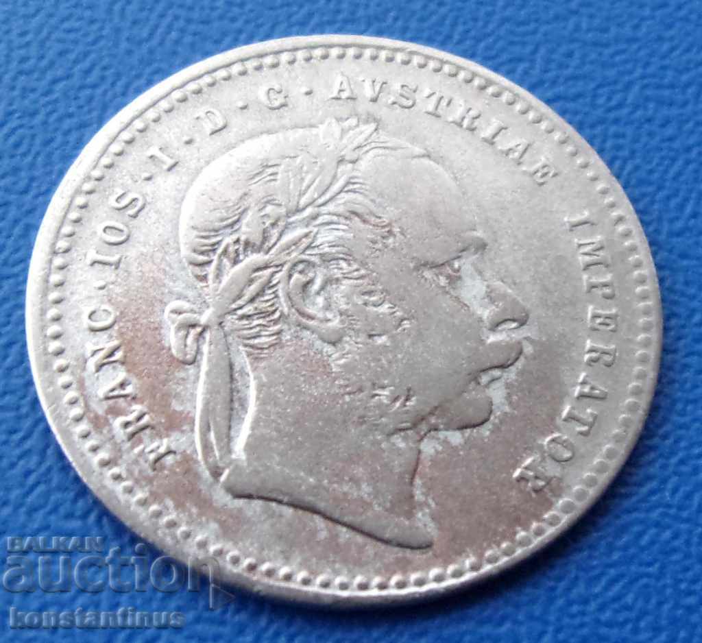 Licitație Austro-Ungaria 20 Kreutzer 1870 Rare