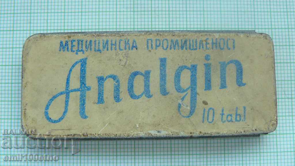 Метална кутийка Аналгин Analgin Медицинска промишленост