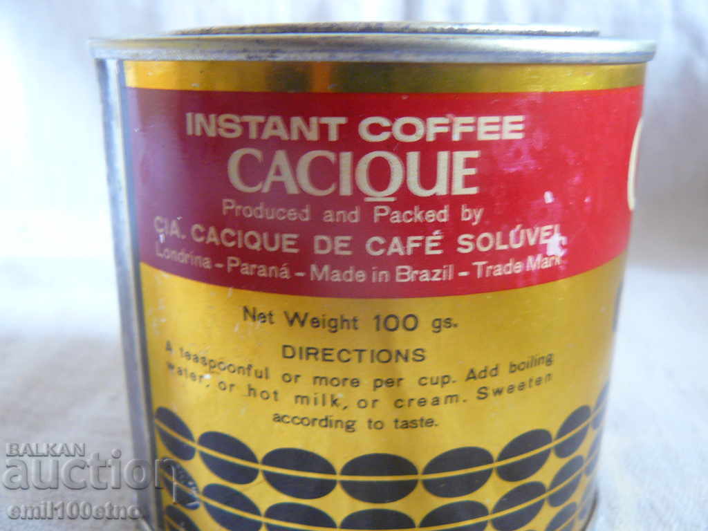 Δημοπρασία Matale παλιό κουτί του καφέ Βραζιλίας Δημοπρασία Matale παλιό κουτί του καφέ Βραζιλίας