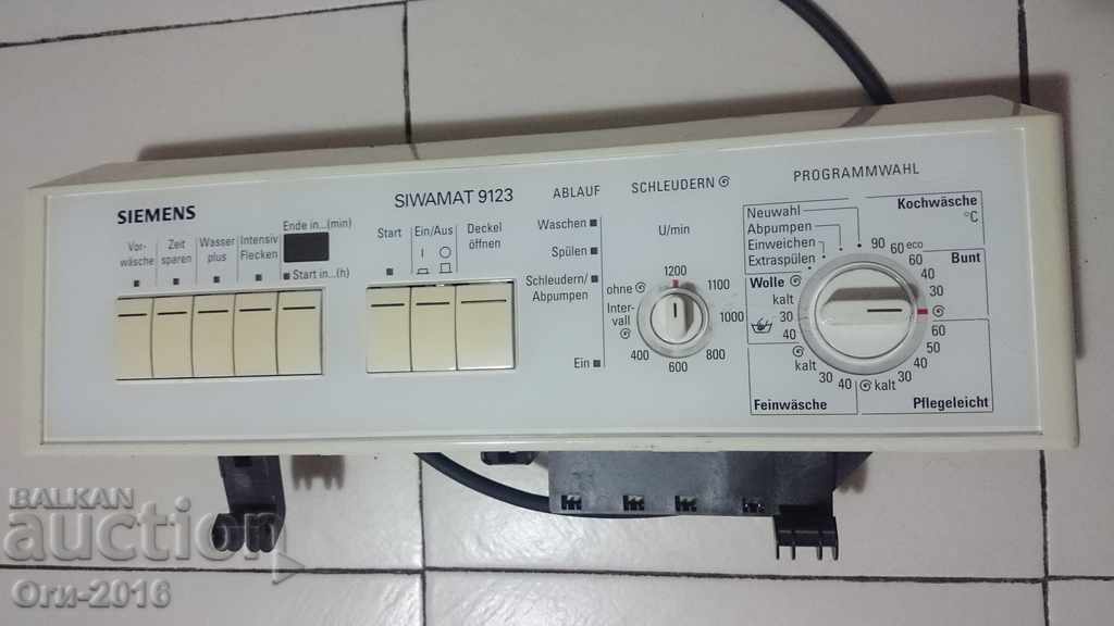Electronic washing machine unit