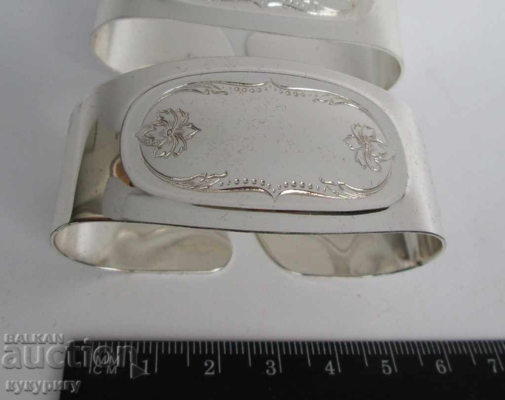 2 old unused silver-plated napkins WMF Germany - 7 2 old unused silver-plated napkins WMF Germany - 7
