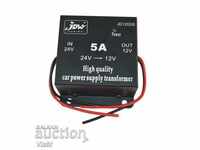 5 A - AUTOMATIC CONVERSER OF 24V VOLTAGE ON 12V 5A