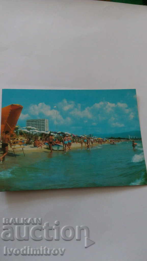 Καρτ ποστάλ Sunny Beach Beach 1978