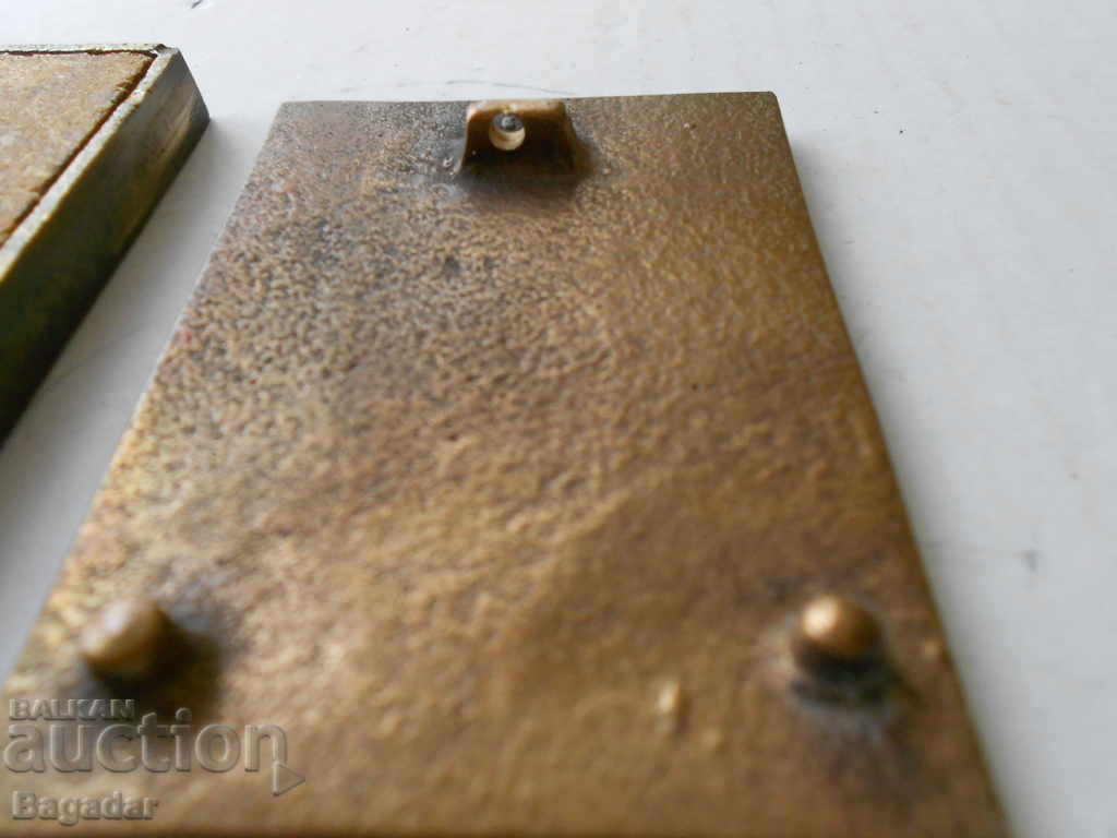 Bronze enamel icon - 5 Bronze enamel icon - 5