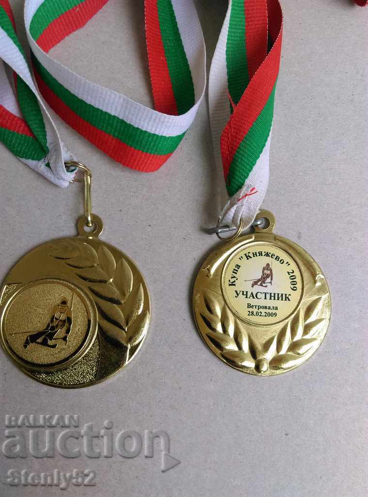 2 pcs. medals from sporting competitions