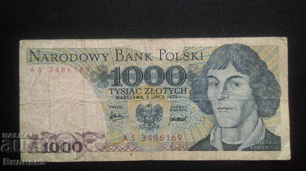 Poland 1000 zloty 1975