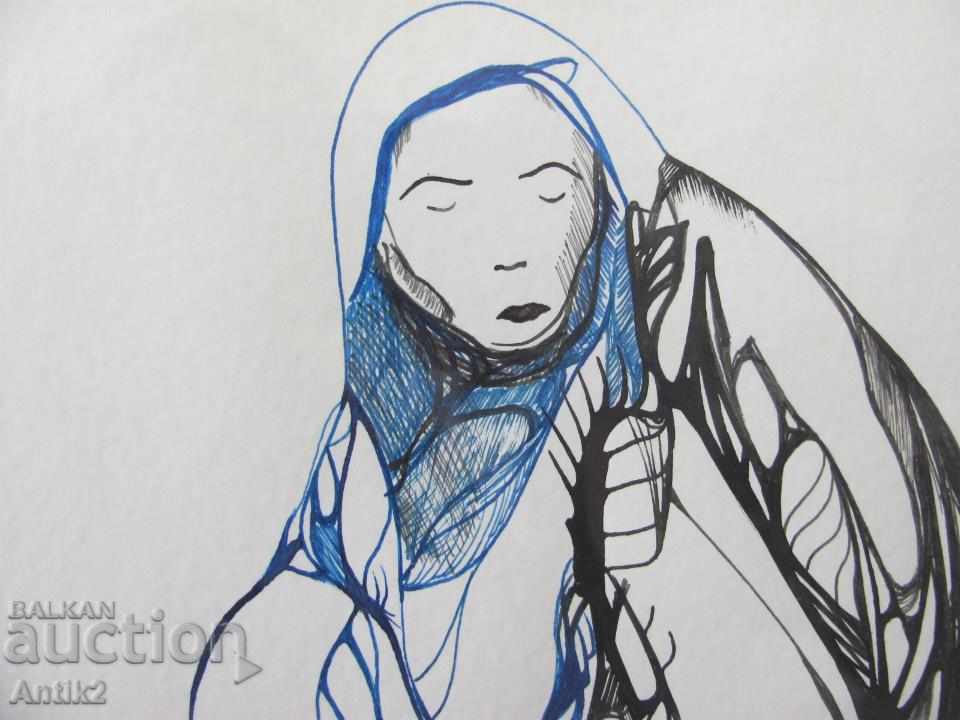 Оригинална картина - Наньо Нанев , подписана, 70 х 53 см - 6 Оригинална картина - Наньо Нанев , подписана, 70 х 53 см - 6