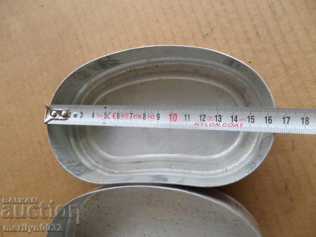 Old aluminum box with number and markings - 5 Old aluminum box with number and markings - 5