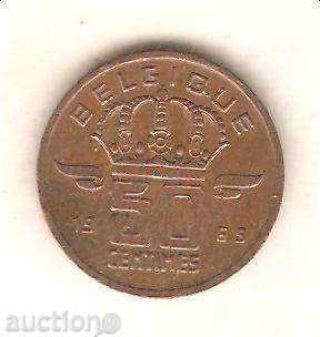 + Βέλγιο 50 centimes 1969 Γαλλικά θρύλος