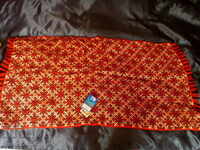 Coalescer, multicolored lace trail.110x65cm, woolen thread.
