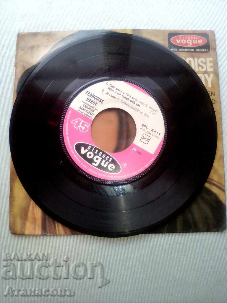 Delivery of Francoise Hardy disques Vogue Delivery of Francoise Hardy disques Vogue