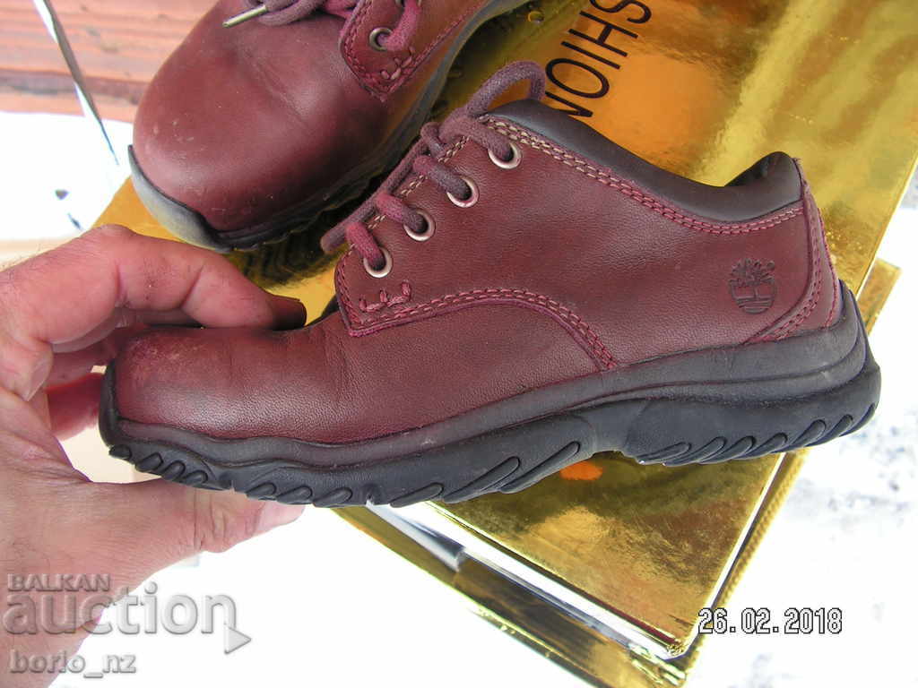 8855. CHILDREN LEATHER TIMBERLAND LEATHER SHOES AND - 7 8855. CHILDREN LEATHER TIMBERLAND LEATHER SHOES AND - 7
