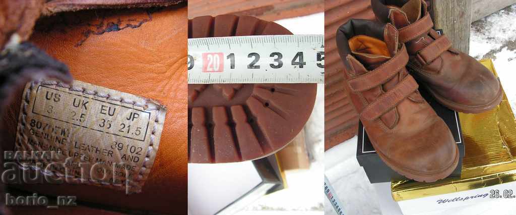 8856. CHILDREN LEATHER TIMBERLAND LEATHER SHOES AND with price 28.00 BGN | € 14.32