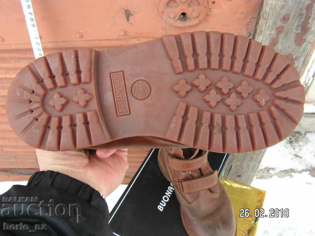 8856. CHILDREN LEATHER TIMBERLAND LEATHER SHOES AND - 5