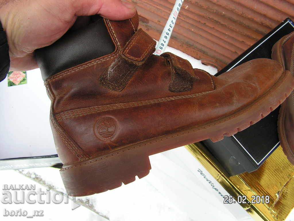 8856. COPIILOR pantofi din piele TIMBERLAND salva și Compania Timberland