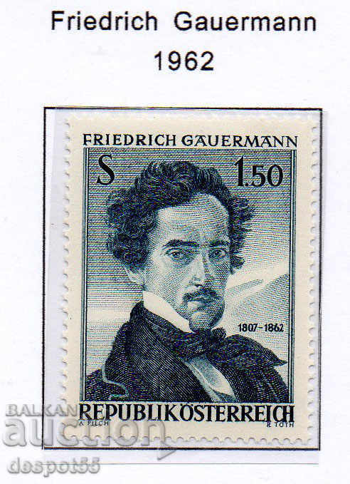 1962 Αυστρία. Friedrich Gauerman, τον καλλιτέχνη και το χρονοδιάγραμμα.