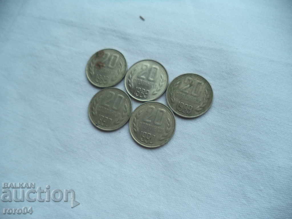 Auction 20 STOCKS - 1989/90 YEAR - 5 FILES Auction 20 STOCKS - 1989/90 YEAR - 5 FILES