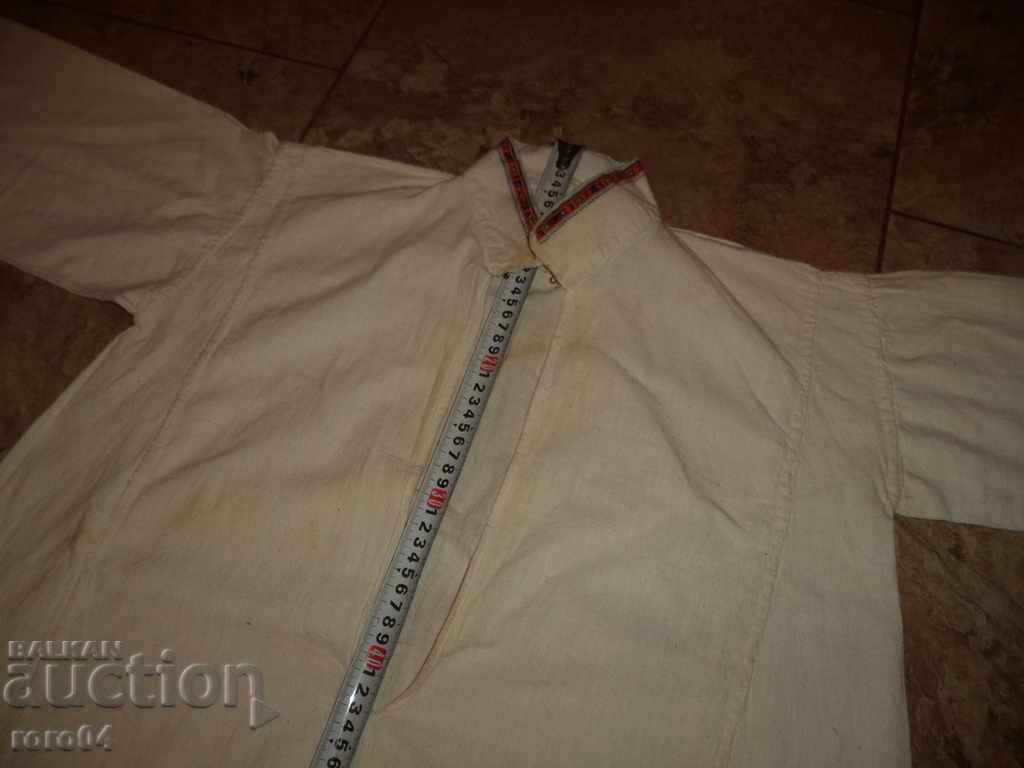 САМОКОВСКА МЪЖКА КЕНАРЕНА РИЗА ЗА НАРОДНА НОСИЯ с цена 94.50 лв. | € 48.32 САМОКОВСКА МЪЖКА КЕНАРЕНА РИЗА ЗА НАРОДНА НОСИЯ с цена 94.50 лв. | € 48.32