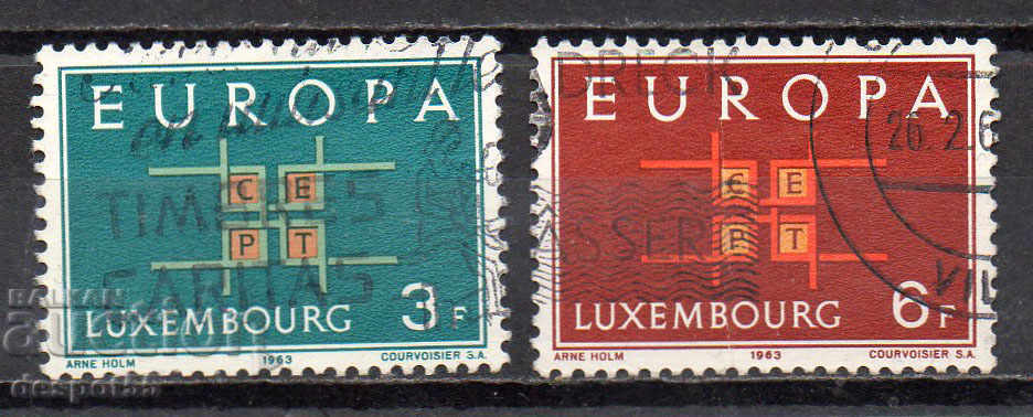 1963 Luxembourg. Ευρώπη.
