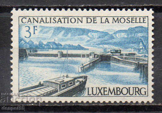 1964. Люксембург. Каналната система на река Мозел.