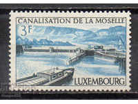 1964 Luxemburg. Sistemul Canal pe râul Moselle.