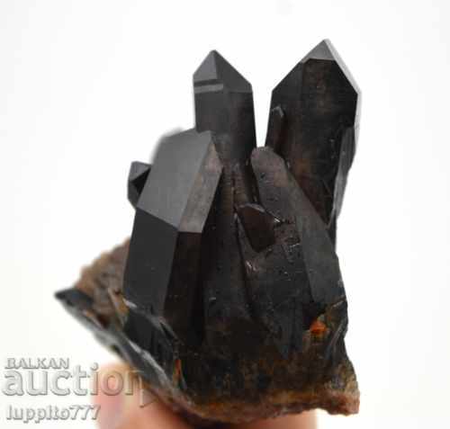 Доставка на естествен черен - опушен кварц друза Доставка на естествен черен - опушен кварц друза