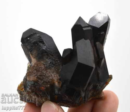 естествен черен - опушен кварц друза - 6 естествен черен - опушен кварц друза - 6