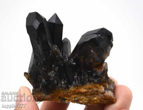 естествен черен - опушен кварц друза - 7 естествен черен - опушен кварц друза - 7