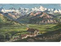 Postcard - Peaks in the Swiss Alps