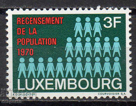 1970 Luxembourg. Απογραφή.