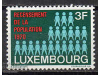 1970. Люксембург. Преброяване на населението.