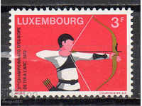 1972 Luxemburg. În al treilea rând tir cu arcul Cupa Europeană