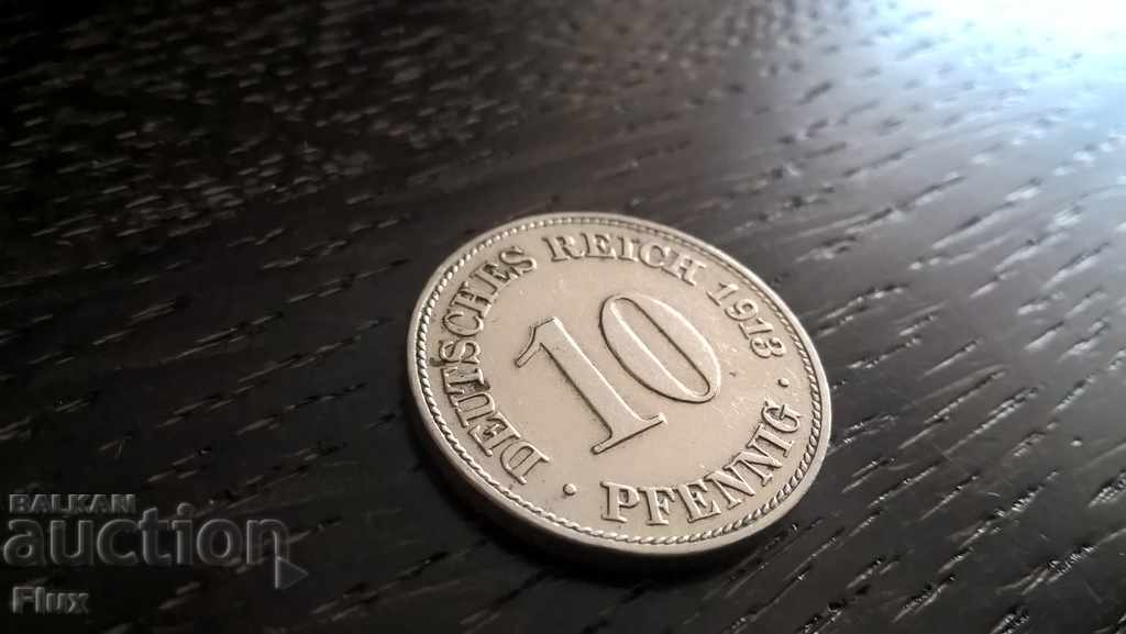Reich monede - Germania - 10 pfenigi | 1913. seria D