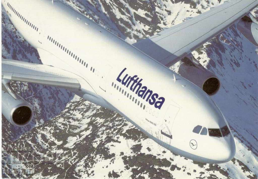 Postcard - Airbus A340-200