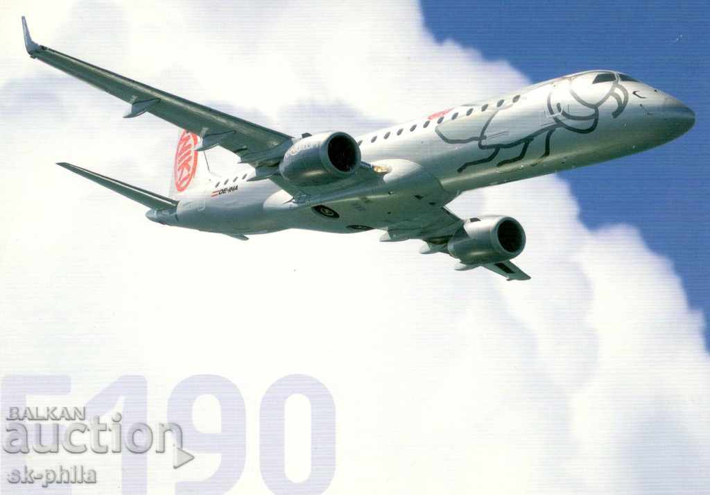 Καρτ ποστάλ - Αεροσκάφος Embraer E 180