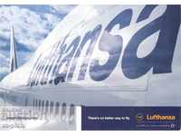 Пощенска картичка - Самолет Боинг 747-400