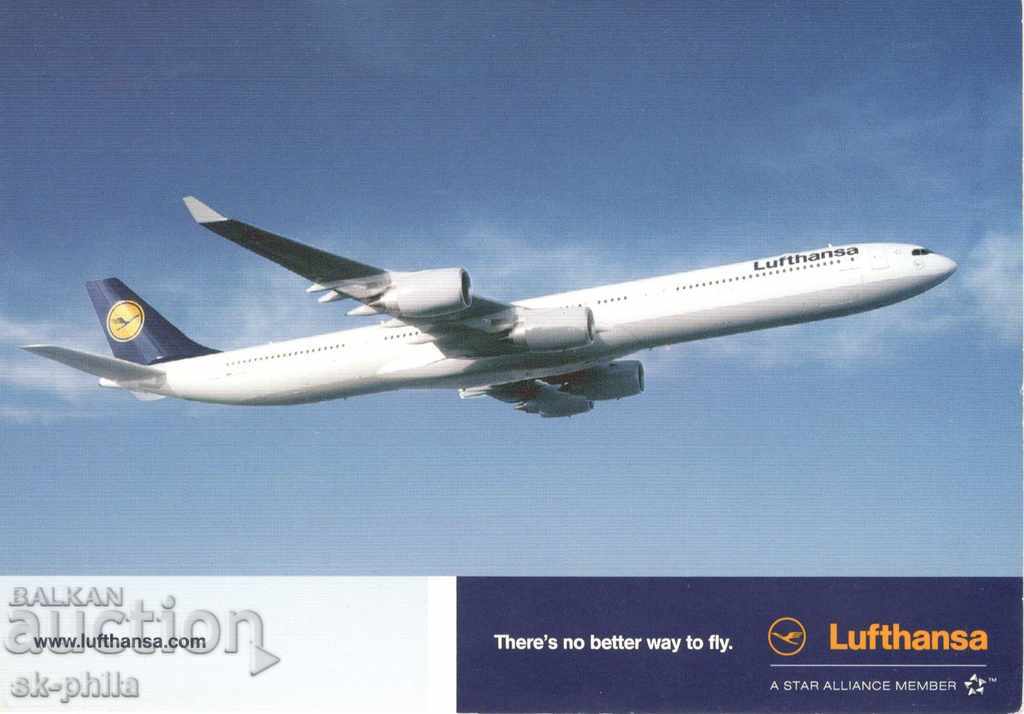 Postcard - Airbus A340-600