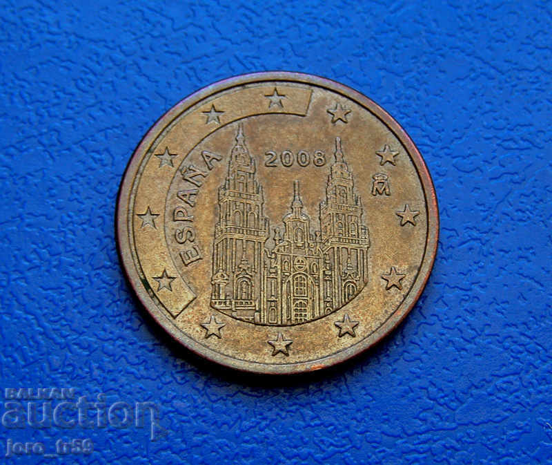 Ισπανία 5 λεπτά του ευρώ Λεπτά του ευρώ 2008