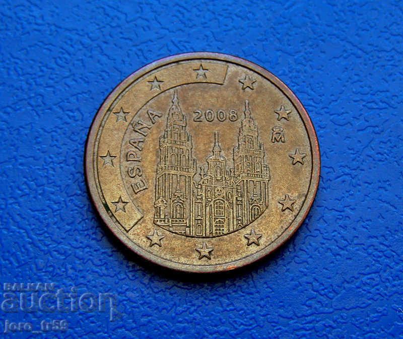 Spain 5 euro cent Euro cent 2008