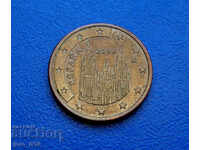 Испания 5 евроцента Euro cent 2008