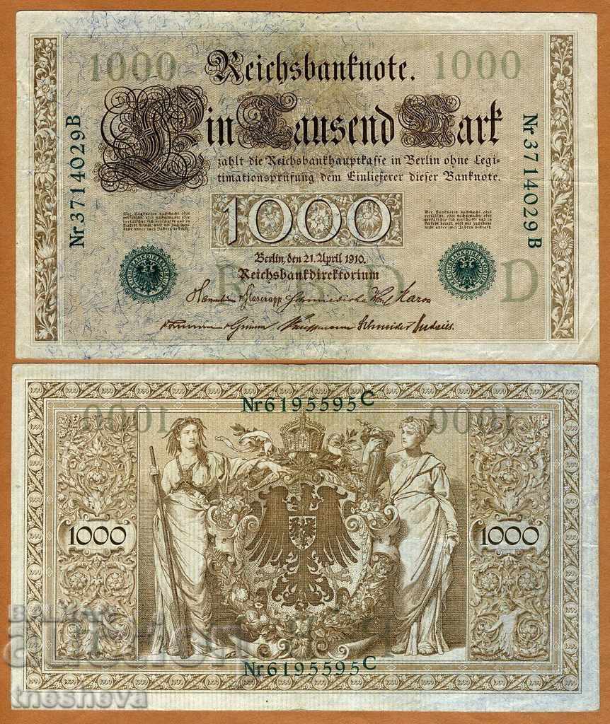 GERMANIA-1000 REPERE 1910-F