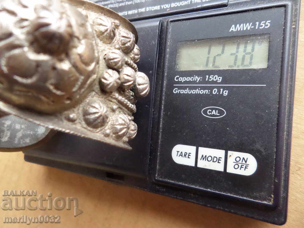 Revival silver bracelet slingshot ornament silver LARGE - 6