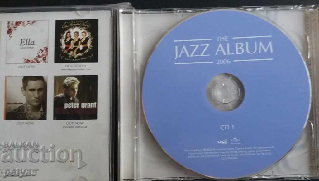 THE JAZZ ALBUM 2006 - 2CD - 40 SONGS FROM THE GREATEST with price 9.50 BGN | € 4.86 THE JAZZ ALBUM 2006 - 2CD - 40 SONGS FROM THE GREATEST with price 9.50 BGN | € 4.86
