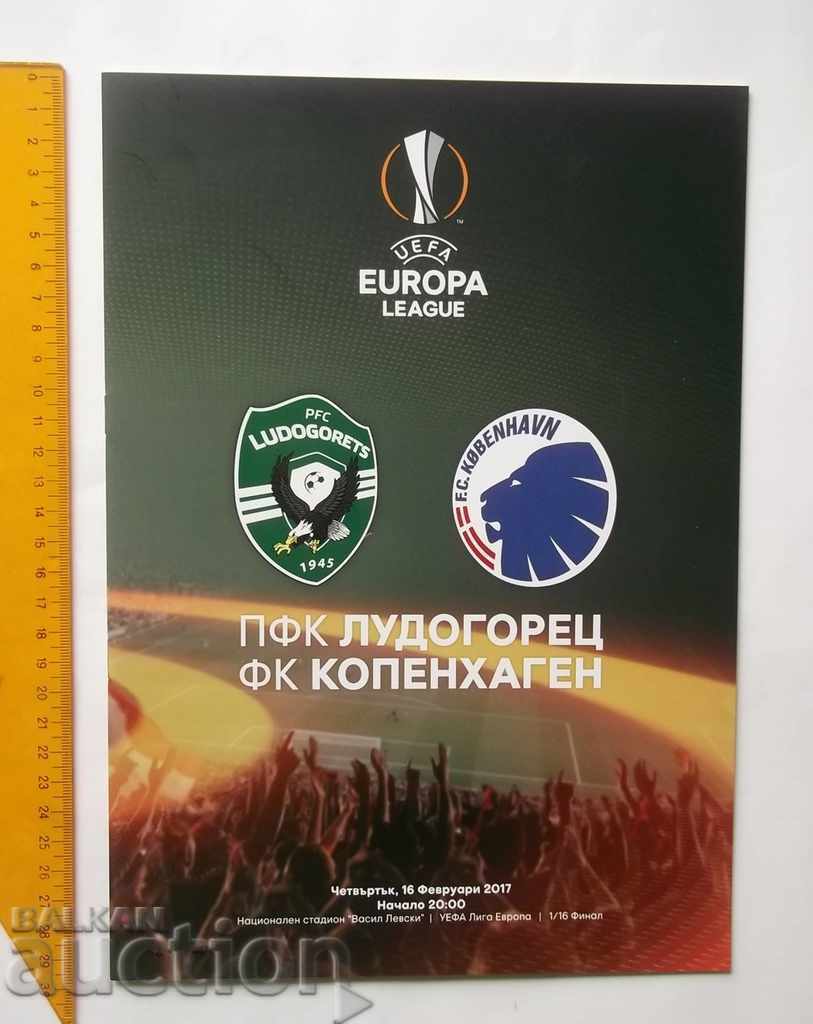 Ludogorets Program de fotbal - Copenhaga 2017 Europa League