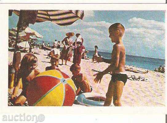 Καρτ ποστάλ Βουλγαρία Nessebar Beach 3 *