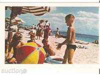 Bulgaria Nessebar Beach carte poștală 3 *